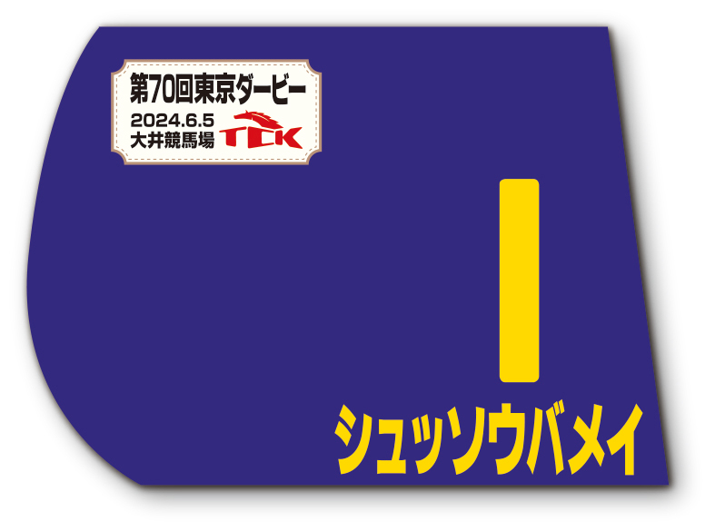 東京ダービー出走馬ミニゼッケンオンライン販売 | イベント | TCKガイド | 東京シティ競馬 : TOKYO CITY KEIBA